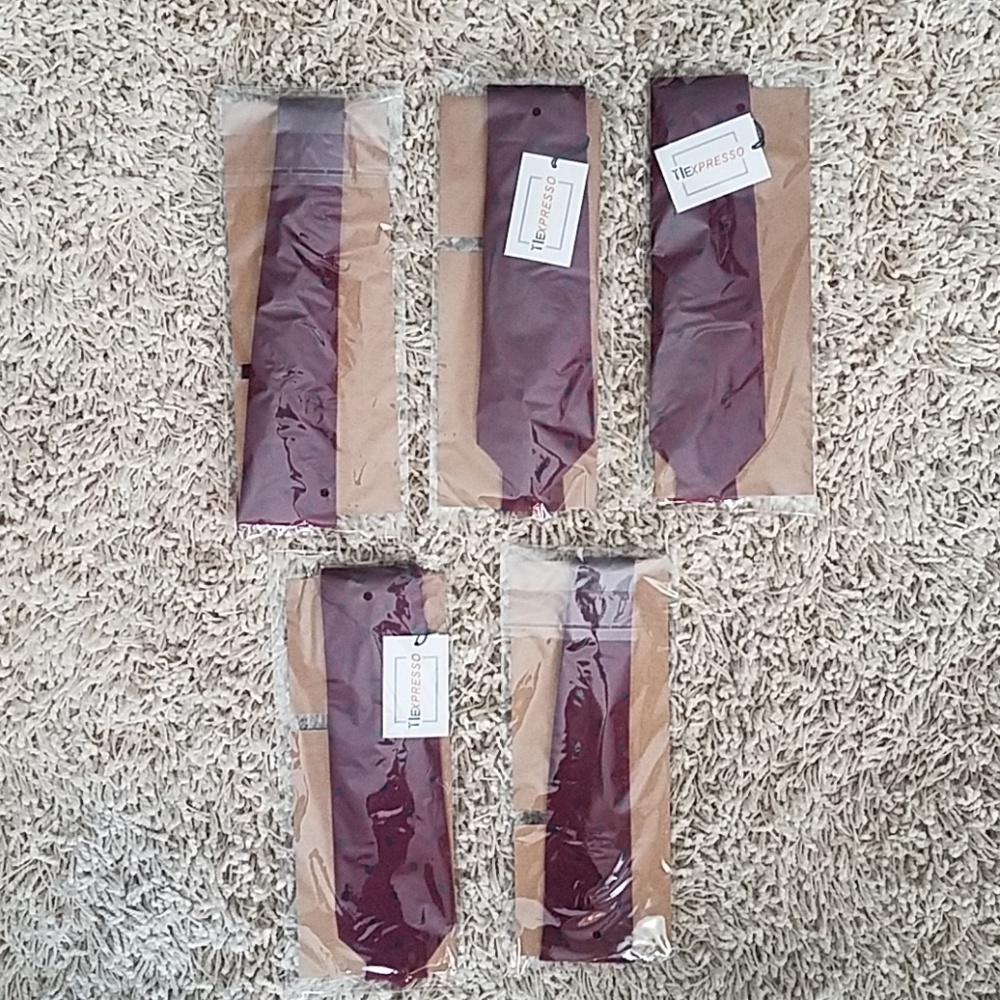 5 matching ties. NWT